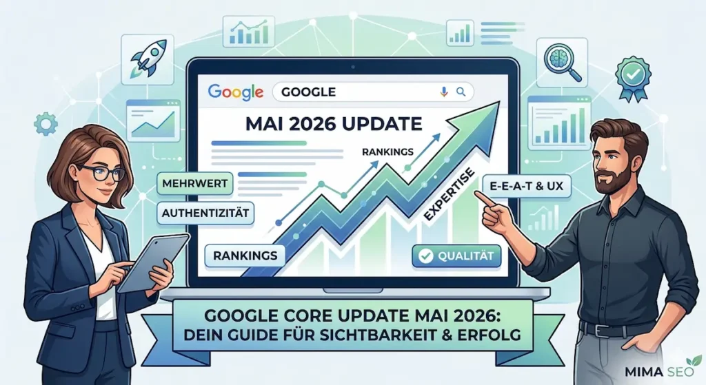 Analyse zum Google Core Update Mai 2026 von miss mac SEO