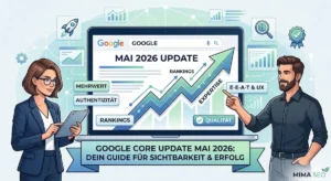 Analyse zum Google Core Update Mai 2026 von miss mac SEO