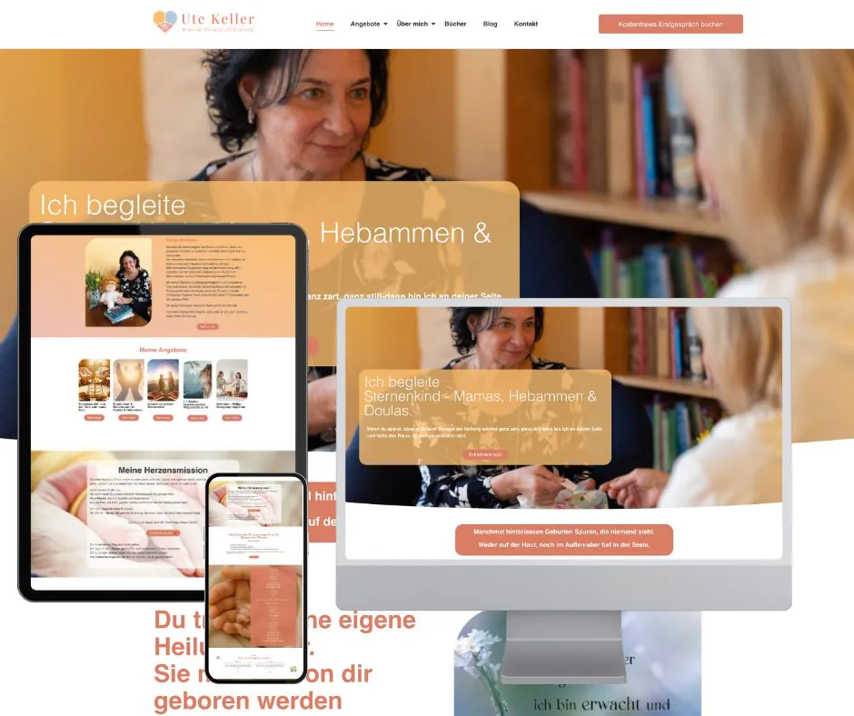 Erfolgreich umgesetzter Online-Shop für eine selbstständige Dienstleisterin.